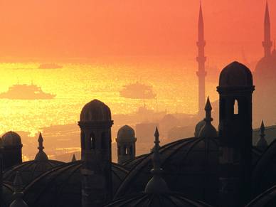 Istanbul Silhouette, Sprachreisen in der Türkei
