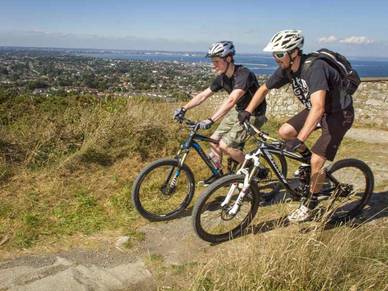 Mountainbiking, Killiney Hill, Englisch Sprachreisen für Erwachsene