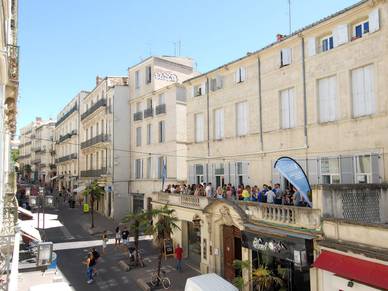 Terrasse der Sprachschule, Französisch Sprachschule Montpellier