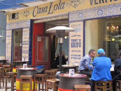 Typische Straßenansicht Málaga - Spanisch Sprachreisen für Erwachsene