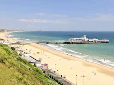 Strand & Pier von Bournemouth, Englisch Sprachferien für Schüler