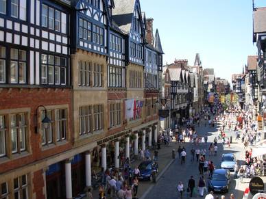 Innenstadt von Chester, Englisch Sprachreisen für Schüler