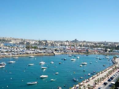 Hafenstadt auf Malta, Englisch Sprachreisen für Erwachsene