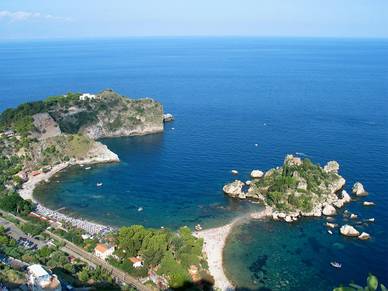 Bucht von Taormina, Italienisch Sprachreisen für Erwachsene