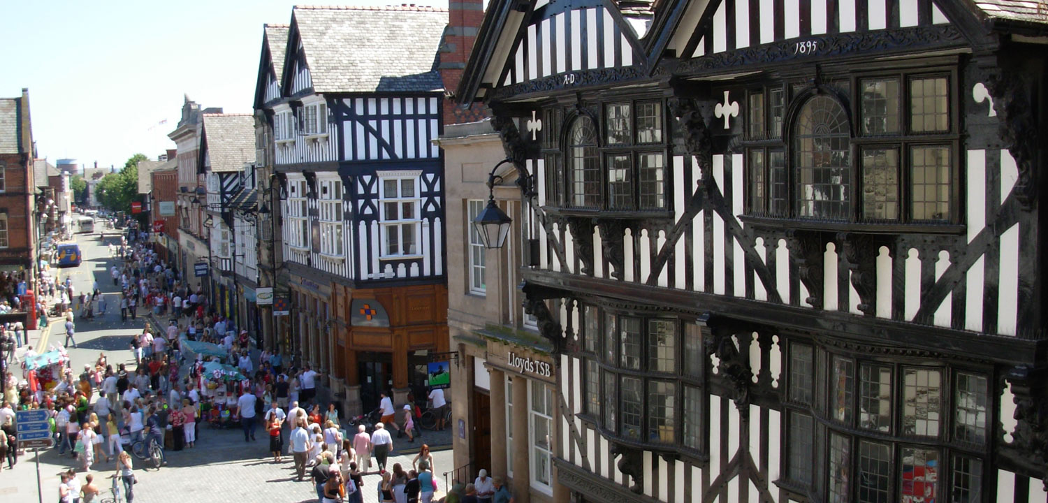 Englischkurse für Schüler in Chester, traditionsreiche Stadt im Nordwesten Englands
